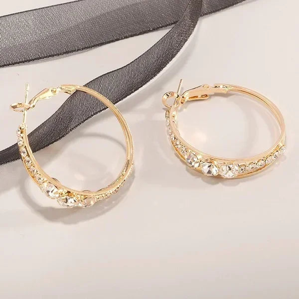 Crystal Hoops | Earrings
