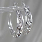 Crystal Hoops | Earrings